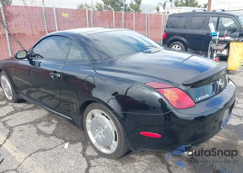 2002 Lexus Sc 430 from USA, damaged, VIN JTHFN48Y720021846